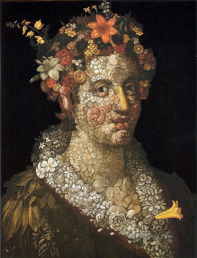mujer floral Giuseppe Arcimboldo Fantasía Pintura al óleo